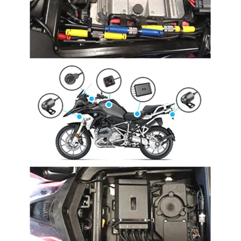 Viofo Dual Channel Motorcycle Dashcam – 1080P Front & Rear, Wi-Fi + GPS