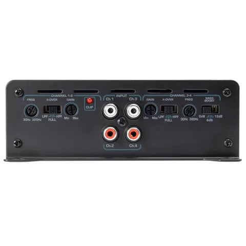 DB Drive X-Series 4-Channel Class D Amplifier | 150W x 4 @ 2Ω / 75W x 4 @ 4Ω | Compact High-Power