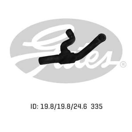 Gates Moulded Heater Hose 02-0385