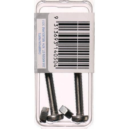 CHAMPION AUTO PARTS Champion Pan Head Screw & Nut Pack M6 x 50 CSP20