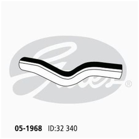Gates Radiator Hose Upper 05-1968
