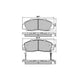 RDA PHANTOM CERAMIC BRAKE PAD SET HONDA RDC1206