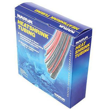 Narva HEAT SHRINK STANDARD BLACK ID: 12.7MM LENGTH: 5M
