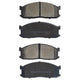 RDA GP MAX LOW METALLIC BRAKE PAD SET FORD KIA MAZDA NISSAN RDB388