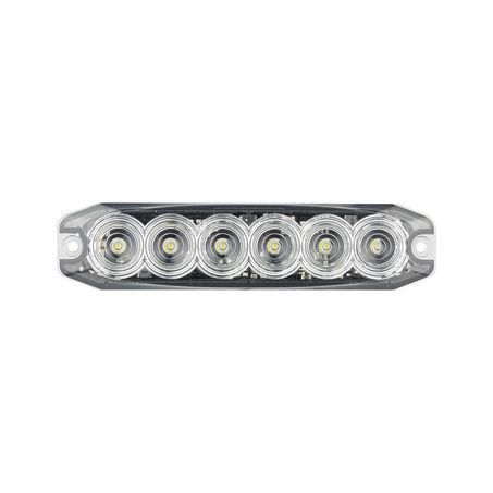 LED Autolamps 12/24V LED Amber Emergency Light Flash Patterns With Sync Wire Blister Pack 120035AM