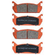 RDA GP Max General Purpose Low Metallic Brake Pad Set RDB1180