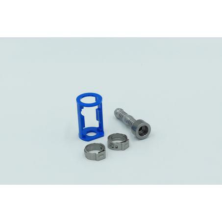 Burgaflex Steel Fitting # 6 Weld On - Reduced Burgaclip #6 Straight SCX6601