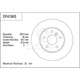 TRW Disc Brake Rotor 297.5mm x 22 Min