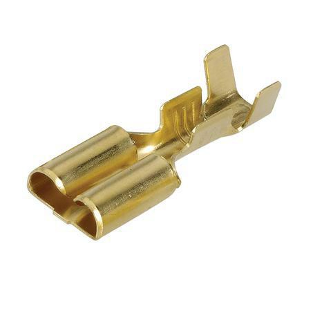 Narva Terminal Female Blade Brass Terminal Entry 6.3 x 0.8mm Non Insulated 1