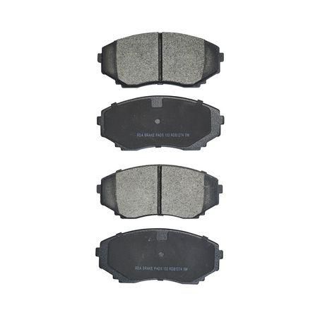 RDA GP MAX LOW METALLIC BRAKE PAD SET FORD HYUNDAI MAZDA RDB1274