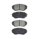 RDA GP MAX LOW METALLIC BRAKE PAD SET FORD HYUNDAI MAZDA RDB1274