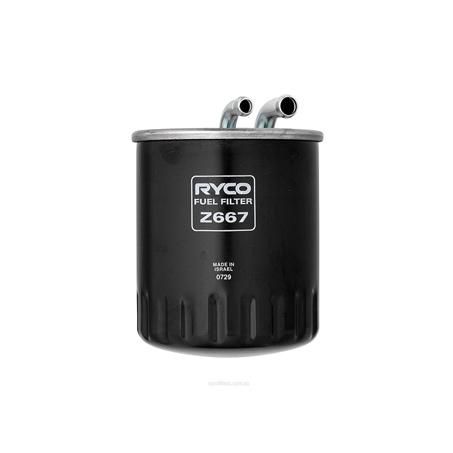 RYCO FUEL FILTER - (2 PIPE) MERCEDES/CHRY Z667