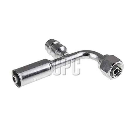 OEX Steel Fitting # 6 FOR - Reduced Beadlock #6 90 With R134a Port