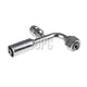 OEX Steel Fitting # 6 FOR - Reduced Beadlock #6 90 With R134a Port