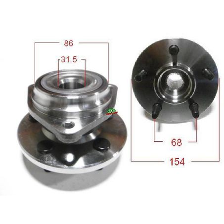 SAS AUTO PARTS SAS Wheel Hub HA5018