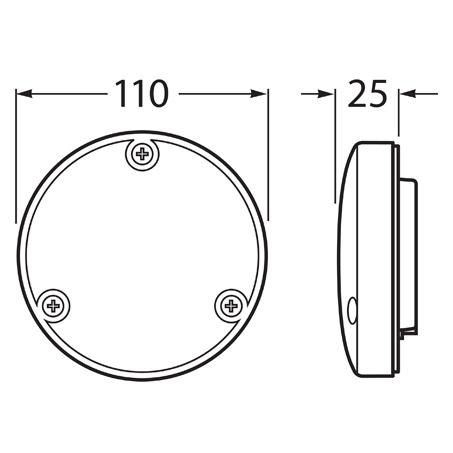 Hella LED Reversing Lamp Insert 1465