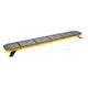 LED Autolamps 10/30V Amber Emergency Light Bar Clear Lens With Amber LEDs 10 Selectable Flash Patterns LB1345ACM