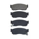 RDA BRAKES RDA GP Max General Purpose Low Metallic Brake Pad Set RDB423