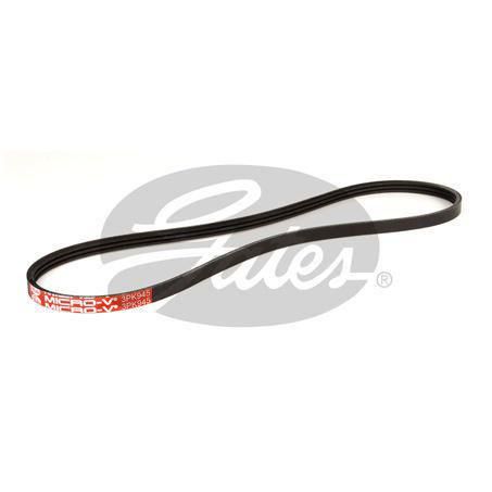 Gates Fan Belt Ribbed 3PK945