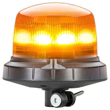 HELLA 12/24V RotaLED Flashing Beacon Amber Flexi Pole Mount 2XD013979011