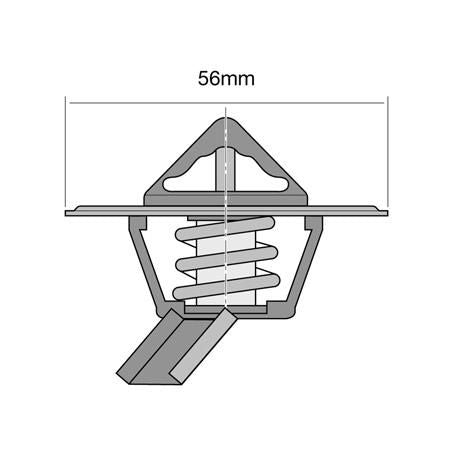 Tridon Thermostat 56mm - 77 Degrees C TT418-170P