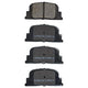 RDA GP MAX LOW METALLIC BRAKE PAD SET LEXUS TOYOTA RDB2113