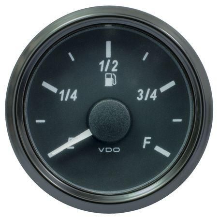 VDO SingleViu Fuel Level Gauge E-F 90-5 Ohm A2C3833150030