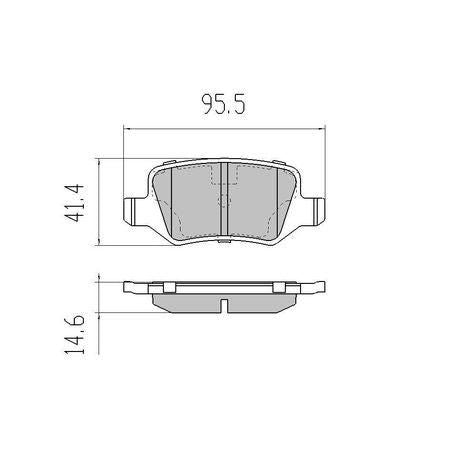 RDA PHANTOM CERAMIC BRAKE PAD SET MERCEDES-BENZ RDC2130