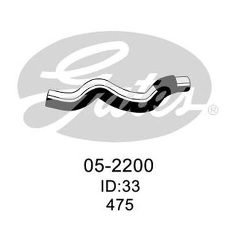Gates Radiator Hose Upper 05-2200