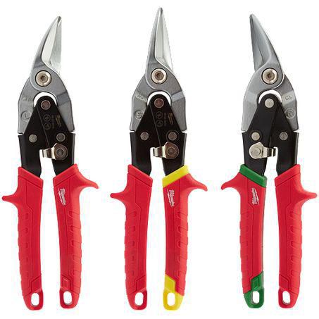 Milwaukee 3 Piece Aviation Snip Set 48224533