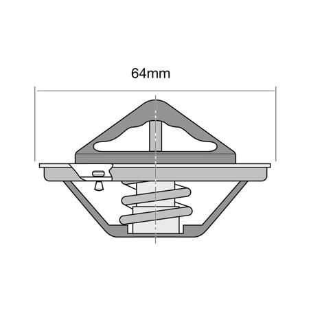 Tridon Thermostat 64mm - 82 Degrees C TT320-180