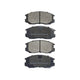 RDA GP MAX LOW METALLIC BRAKE PAD SET DAIHATSU MITSUBISHI RDB1277