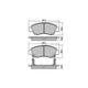 RDA PHANTOM CERAMIC BRAKE PAD SET HONDA CIVIC JAZZ RDC1262