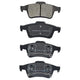 RDA GP MAX LOW METALLIC BRAKE PAD SET HOLDEN MAZDA NISSAN SAAB RDB1665