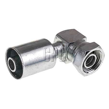 OEX Steel Fitting # 10 FOR - Beadlock Short Drop #10 90° SFX1323SD