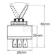 Narva Toggle Switch Off/On SPST Green Illuminated (Contacts Rated 20A @ 12V)