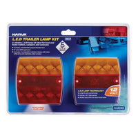 Narva MDL34 STOP/TAIL/INDICATOR LIGHT WITH LICENCE PLATE LAMP LED 12V - 2 P