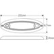 LED Autolamps Large Oval Interior/Exterior Lamp,Pir Se 20109WM-PIR