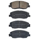 RDA GP MAX LOW METALLIC BRAKE PAD SET HYUNDAI KIA SSANGYONG RDB2005