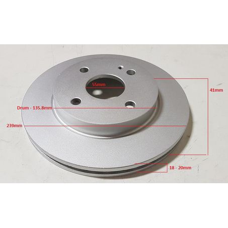 Rotor 239x41x20 F Mazda Demio/2 DE# 1.3/1.5L - BR6511