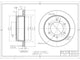 BRAKE DISC R NISSAN TERRANO PATHFINDER 286mm - DR3253V