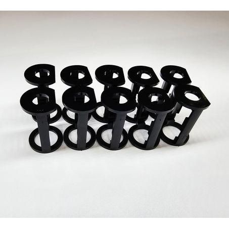BURGAF Burgaclip Clipholder - Black #06 Kit 10pack 8769-06-BLK-K
