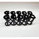 BURGAF Burgaclip Clipholder - Black #06 Kit 10pack 8769-06-BLK-K