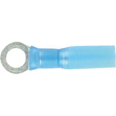 OEX Crimp Terminal Ring Blue ID 5mm Heat Shrinkable 50 Pce