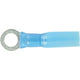 OEX Crimp Terminal Ring Blue ID 5mm Heat Shrinkable 50 Pce
