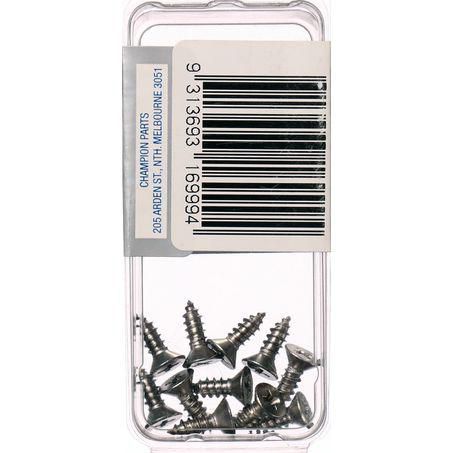 CHAMPION AUTO PARTS Champion Self Tapping Countersunk Screw Pack 1/2in. CSP96