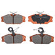 RDA BRAKES RDA GP Max General Purpose Low Metallic Brake Pad Set RDB1942