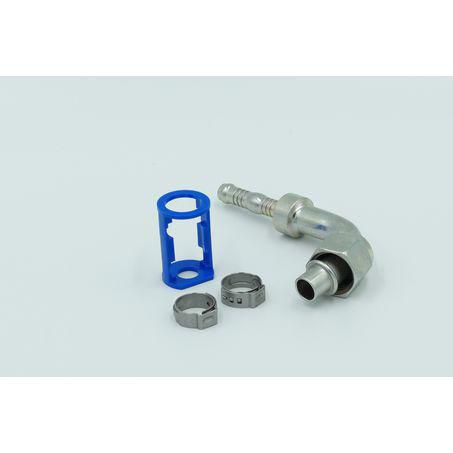 Burgaflex Steel Fitting # 8 FOR - Reduced Burgaclip Step Down #6 90° SCX1328
