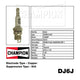 Champion Small Engine Spark Plug DJ6J