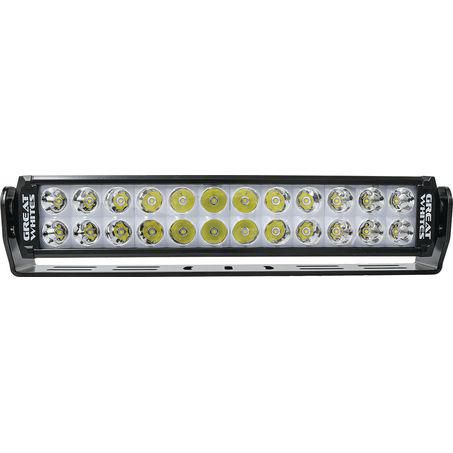 Great Whites Attack 18 inch Dual Row 24 LED Light Bar with Backlight GWD5244
